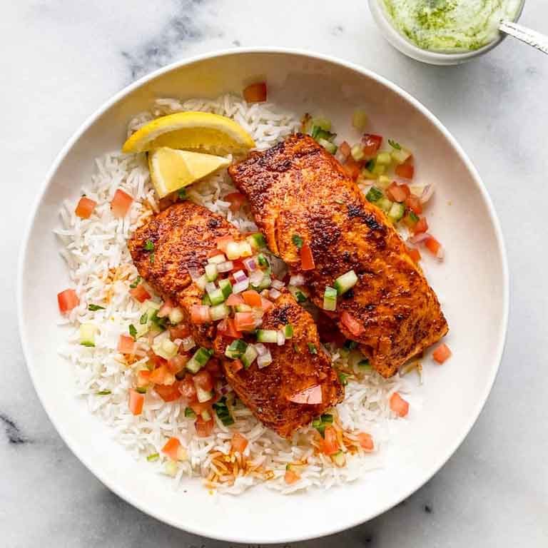 Salmon Tikka (Main)