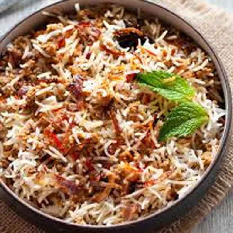 Keema Biryani (Minced Meat)