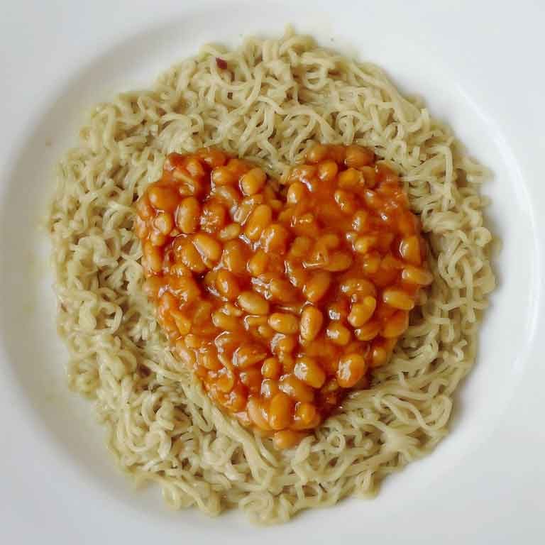 Baked Beans Noodles