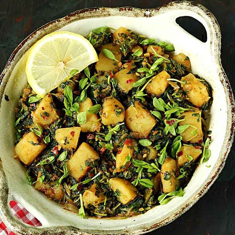 Sag Aloo