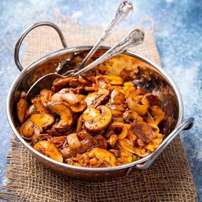 Mushroom Bhajee